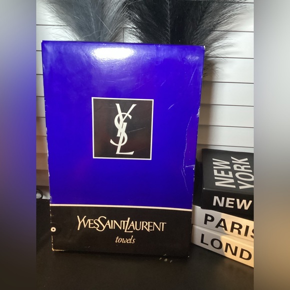 NIB YSL Set of 2 Colorful Hand Towels - Picture 2 of 3